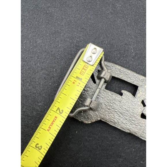 1970s Vintage Antique Car Belt Buckle Solid Brass Model T Baron Buckle Co - Picture 8 of 8